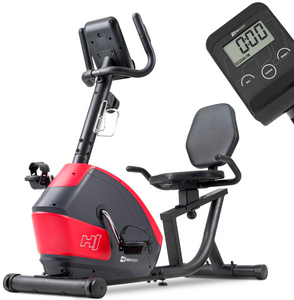 Горизонтальный велотренажер Hop-Sport HS-035L Solo красный до 135 кг. 1105261147 фото