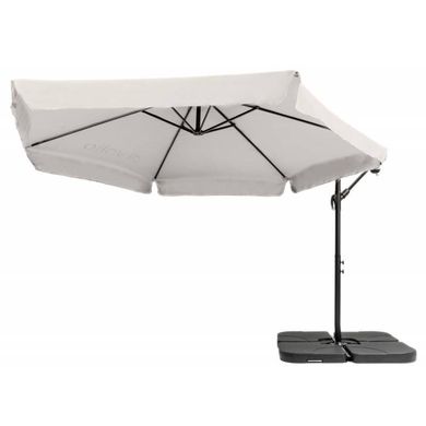 Зонт для сада EMPOLI 350см Creamy + основа садового зонта (держатель) 986833585 фото