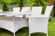 Садовая мебель Ротанг TRAPANI 9 белая. Плетеные из искусственного ротанга для дома или ресторана