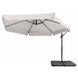Зонт для сада EMPOLI 350см Creamy + основа садового зонта (держатель)
