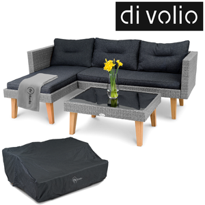 Комплект мебели для сада Imola Графит (Серый). Плетеные из искусственного ротанга для дома или ресторана 1174532302 фото