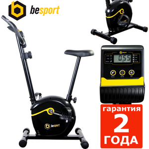 Картинка - Велотренажер магнитный BS-0801 Speed Черно-желтый. Для дома. Вес пользователя: 110 кг