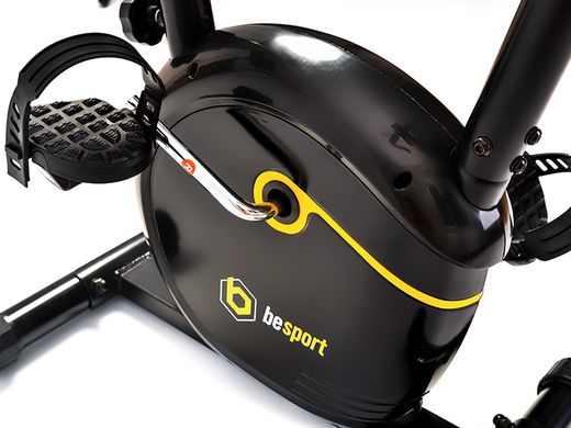 Велотренажер магнитный BS-0801 Speed Черно-желтый. Для дома. Вес пользователя: 110 кг 1339027741 фото
