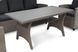 Комплект садовой мебели Genova - Серый / Графит. Плетеные из искусственного ротанга для дома или ресторана