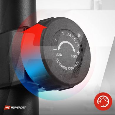 Велотренажер магнитный Hop-Sport HS-2050H Sonic черно / красный. До 120 кг. Маховик 7 кг. 1273736993 фото