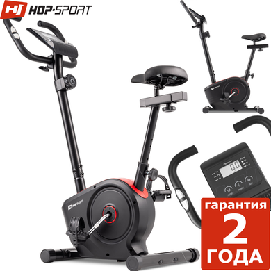 Велотренажер магнітний Hop-Sport HS-2050H Sonic чорно / червоний. До 120 кг. Маховик 7 кг. 1273736993 фото
