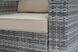 Садовая мебель Prato - Светло-серый / Коричневый. Плетеные из искусственного ротанга для дома или ресторана
