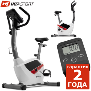 Велотренажер магнитный Hop-Sport HS-2090H Aveo белый До 120 кг. Маховик 9 кг 1314598968 фото