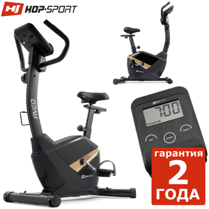 Велотренажер магнитный Hop-Sport HS-2090H Aveo черный До 120 кг. Маховик 9 кг 1314603408 фото