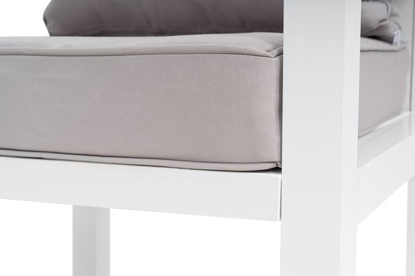 Комплект садовой мебели Brescia 2 - Белый / Серый. Плетеные из искусственного ротанга для дома или ресторана 1174615679 фото