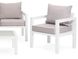 Комплект садовой мебели Brescia 2 - Белый / Серый. Плетеные из искусственного ротанга для дома или ресторана