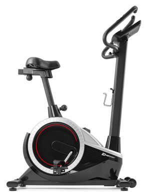 Картинка - ЭлектроМагнитный велотренажер HS-060H Exige black/silver до 150 кг. Гарантия 24 мес.