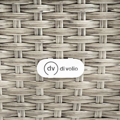 Садовая мебель diVolio Livorno Серый. графитовый комплект мебели для сада, ресторана, дачи Германия 1485974151 фото