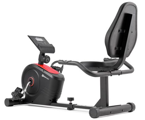 Горизонтальный велотренажер Hop-Sport HS-2050L Beat черно / красный. До 120 кг. Маховик 8 кг. 1274928909 фото