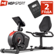 Горизонтальный велотренажер Hop-Sport HS-2050L Beat черно / красный. До 120 кг. Маховик 8 кг.