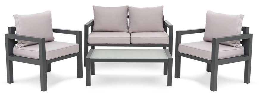 Комплект садовой мебели Brescia 2 - Серый / Светло-серый. Плетеные из искусственного ротанга для дома или 1174633561 фото