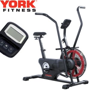 Велотренажер воздушный York Fitness FB300 Черно-красный / вес пользователя: 135 кг 2101438658 фото