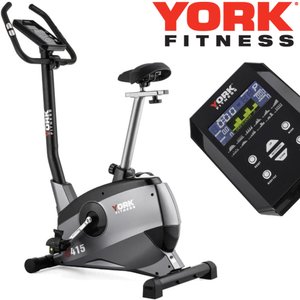 Велотренажер магнітний York Fitness C415 Чорно-червоний 2101457509 фото
