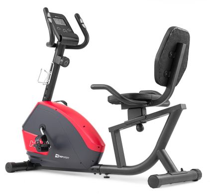 Горизонтальный велотренажер HS-035L Solo Red до 135 кг. Магнитный 1105261147 фото