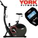 Велотренажер магнітний York Fitness C410 Чорно-червоний / Гарантія: 24 місяці
