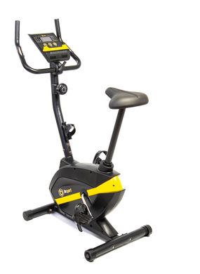 Велотренажер магнітний BeSport BS06B GAINER Чорно-жовтий для будинку. До 124 кг. 1483653307 фото