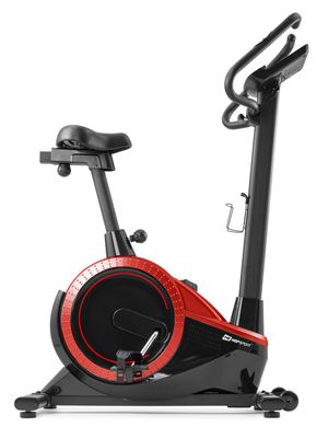 Картинка - ЭлектроМагнитный велотренажер HS-060H Exige black/red до 150 кг. Гарантия 24 мес.
