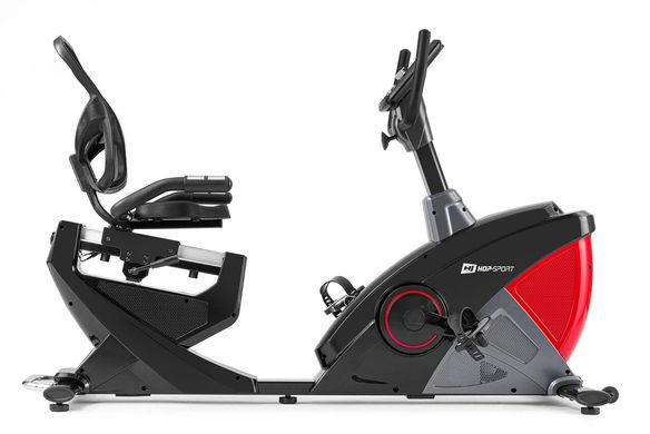 Картинка - Горизонтальный велотренажер Hop-Sport HS-070L Helix Red iConsole+ до 150 кг. Гарантия 24 мес.