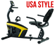 Горизонтальний Велотренажер Magnetic USA Style SS-36 L Магнітний Домашній До 110 кг.