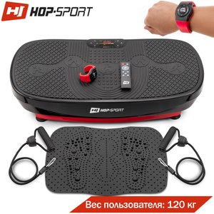 Віброплатформа Hop-Sport 3D HS-080VS Nexus Pro + масажний килимок + пульт управління + годинник 1247835579 фото