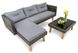 Комплект мебели для сада Imola - Темно-серый. Плетеные из искусственного ротанга для дома или ресторана