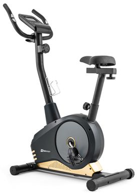 Велотренажер Hop-Sport HS-2080 Spark чорно-золотистий Магнітний, Німеччина, до 120 кілограмів 1106709235 фото
