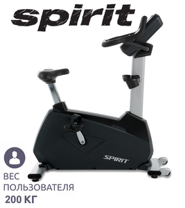 Профессиональный вертикальный велотренажер Spirit CU900 862302505 фото