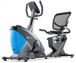 Горизонтальный велотренажер Hop-Sport HS-070L Helix Blue iConsole+ до 150 кг. Гарантия 24 мес. 1105413838 фото