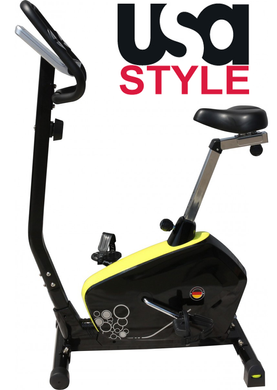 Велотренажер магнітний USA Style EV-BX-630B Вертикальний, Для дому, До 110 кг. 758139559 фото