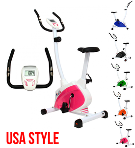 Велотренажер USA Style SS-7789 D Бело-розовый 720051673 фото
