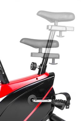 Магнитный велотренажер Hop-Sport HS-2070 Onyx red до 120 кг. Вертикальный. Германия 711219913 фото