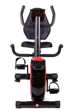 Магнитный, горизонтальный велотренажер HS-67R Axum black/red до 150 кг. Гарантия 24 мес. 1271 фото