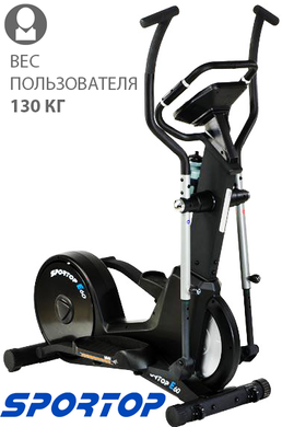 Орбитрек Sportop E60 Электромагнитный, черный, для дома, похудения, для ягодиц и ног, стильный, до 130 кг E60 фото