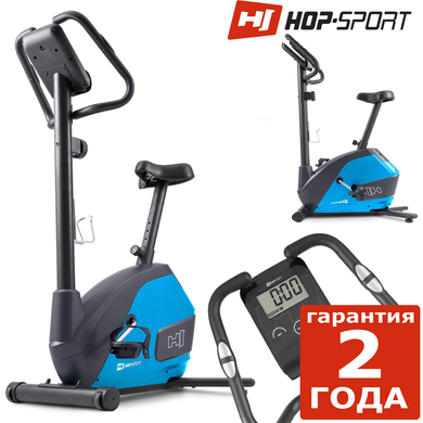 Магнітний велотренажер Hop-Sport HS-035H Leaf Blue . Кардіотренажер 1105254838 фото