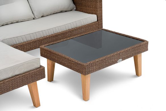 Комплект мебели для сада Imola - Коричневый. Плетеные из искусственного ротанга для дома или ресторана 1174513173 фото
