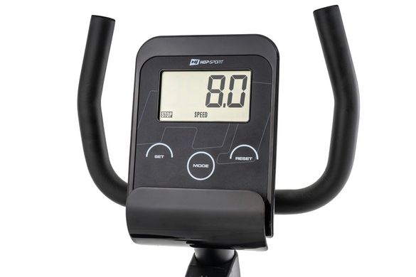 Горизонтальный велотренажер Hop-Sport HS-040L Root черно-серый 1106732418 фото